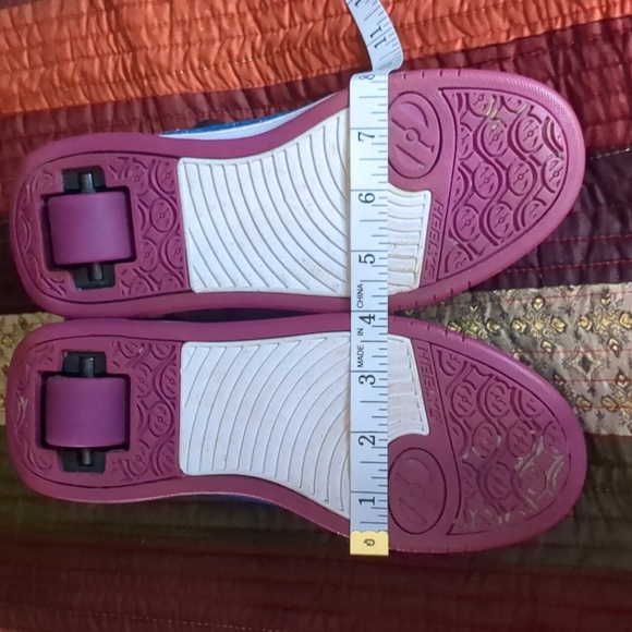 HEELYS* Galaxy super sparkle purple blue colour shift rear wheel HEELY shoes - Picture 13 of 17